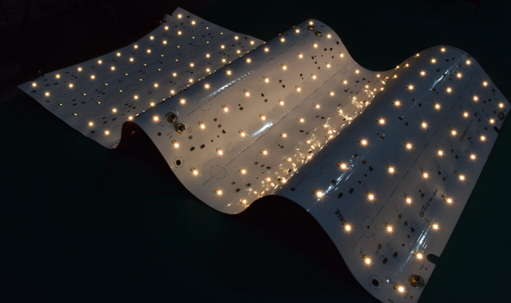 Flexible LED lightsheet