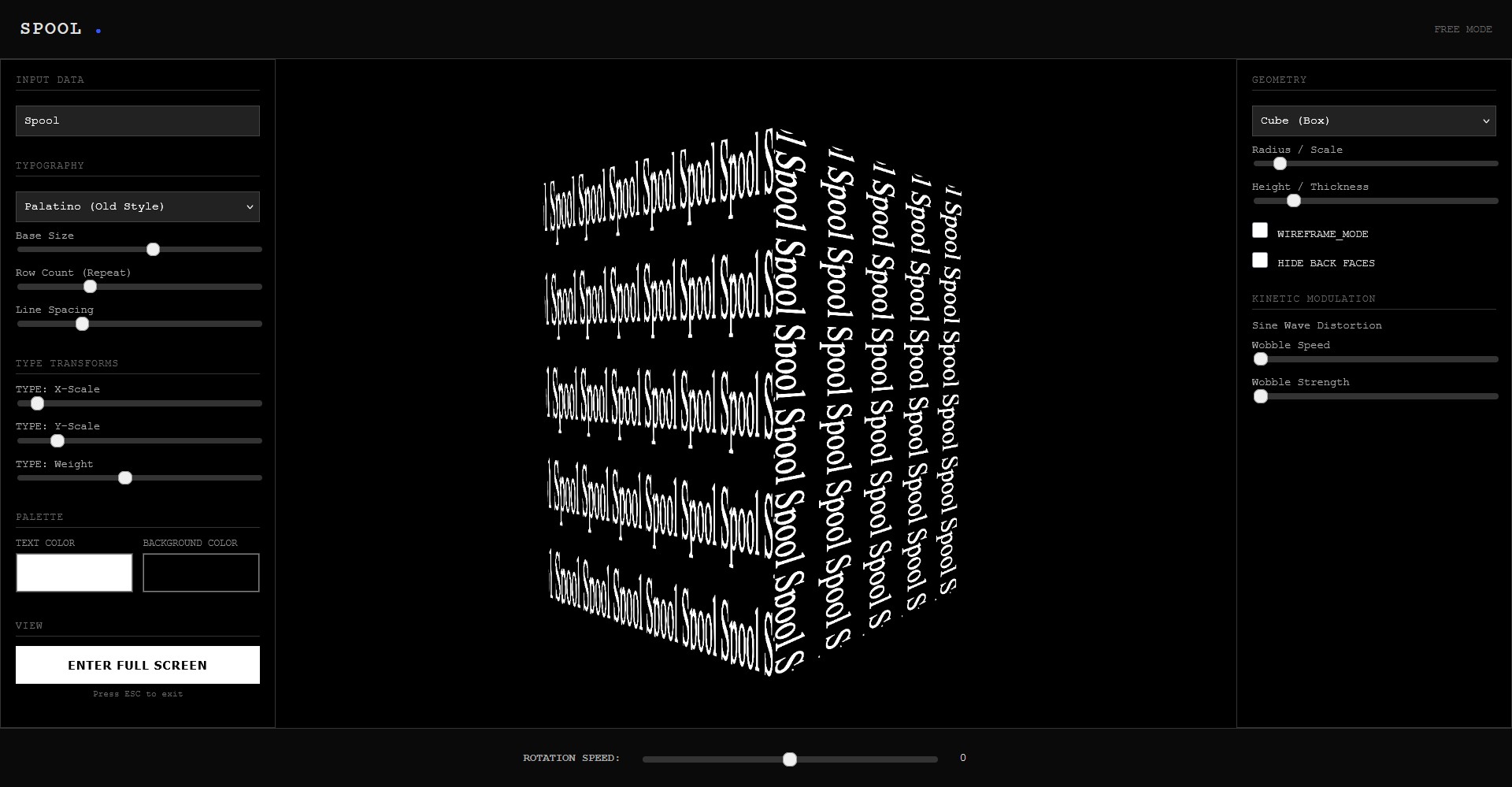 Spool Interface - Torus Mode